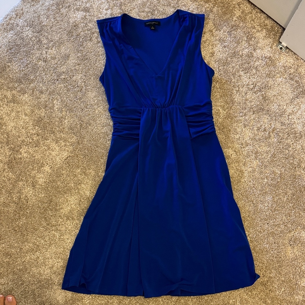 Banana Republic Factory Cobalt Blue Mini Dress